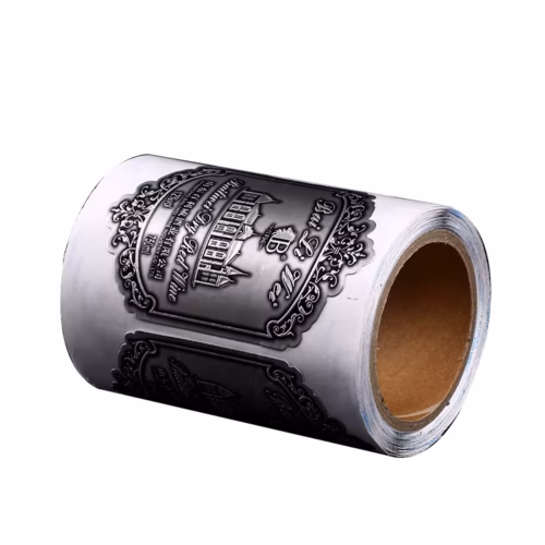 Matte Silver Adhesive Wine Label Manufacturer